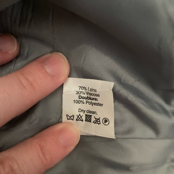 J. Crew Grey Wool Zipper Detail Pencil Skirt - Picture 2 of 9